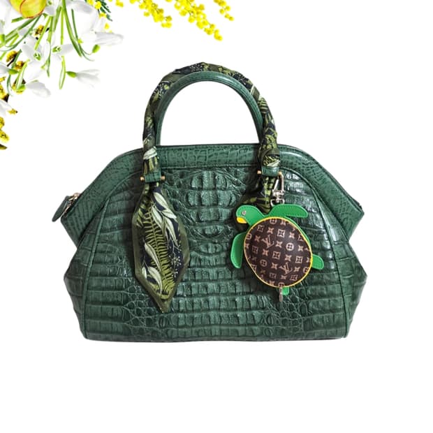 발렌티노 악어토드백