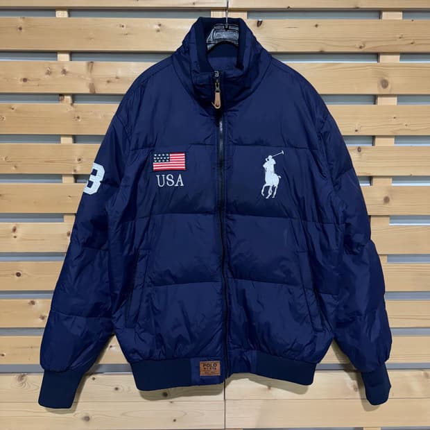 폴로 레이싱 패딩