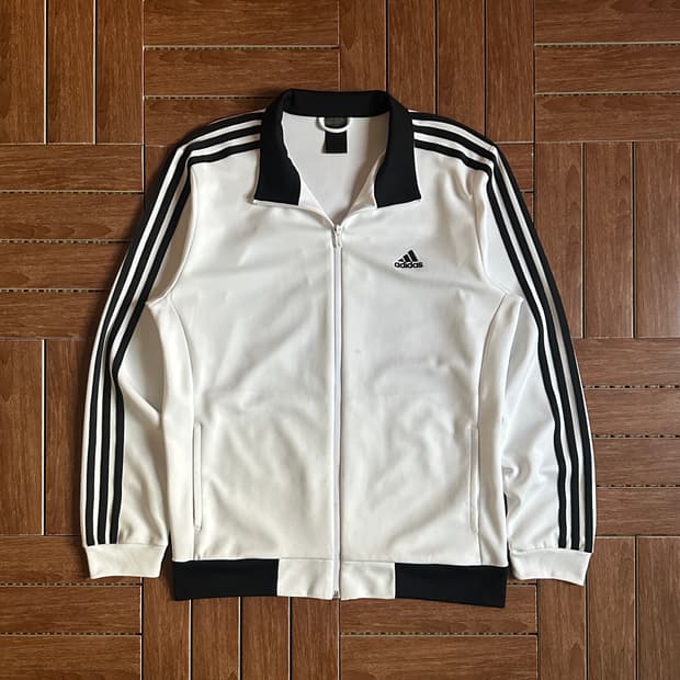 Adidas climalite track top jersey zip-up