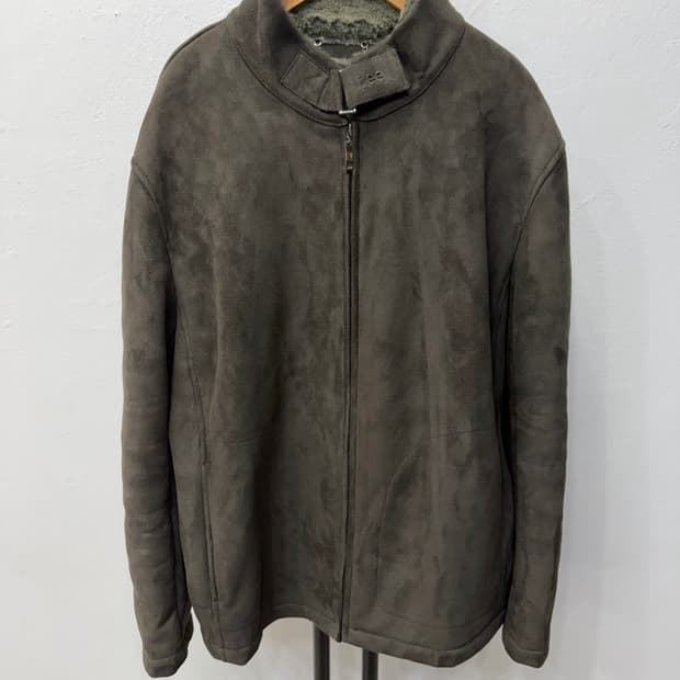 정품) LEE 리 스웨이드 무스탕 자켓 100