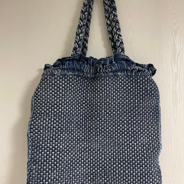 리미 퓨(Limi Feu) 데님 빅 토트백