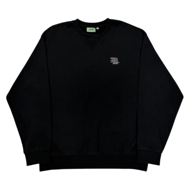 KEEK 키크 더기 맨투맨 블랙 M