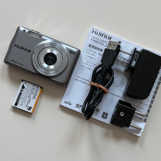 후지필름 파인픽스 JX560 빈티지 디카 디지털카메라 그레이실버