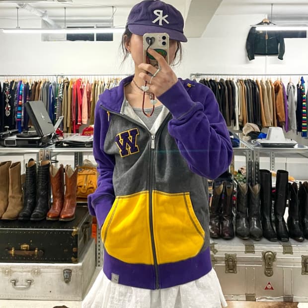 NIKE washington huskies hood zip-up 