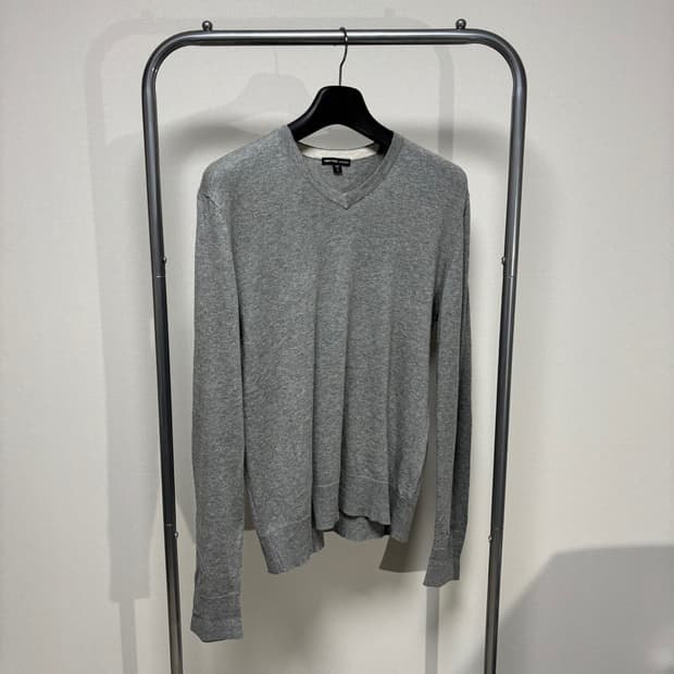 2) james perse 제임스펄스 브이넥 코튼 캐시미어 니트