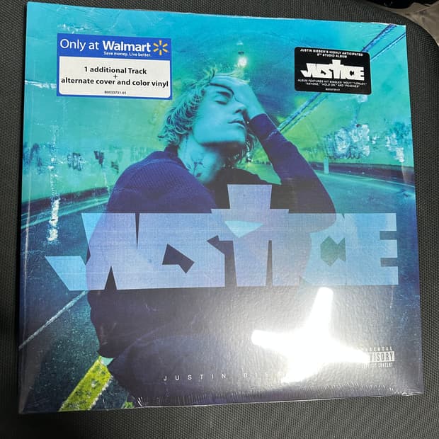 [미개봉] 저스틴 비버 6집 Justice LP 한정반 팝니다