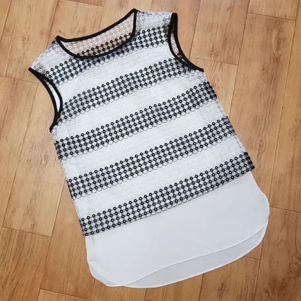 로엠(ROEM) 망사배색티 55-66 