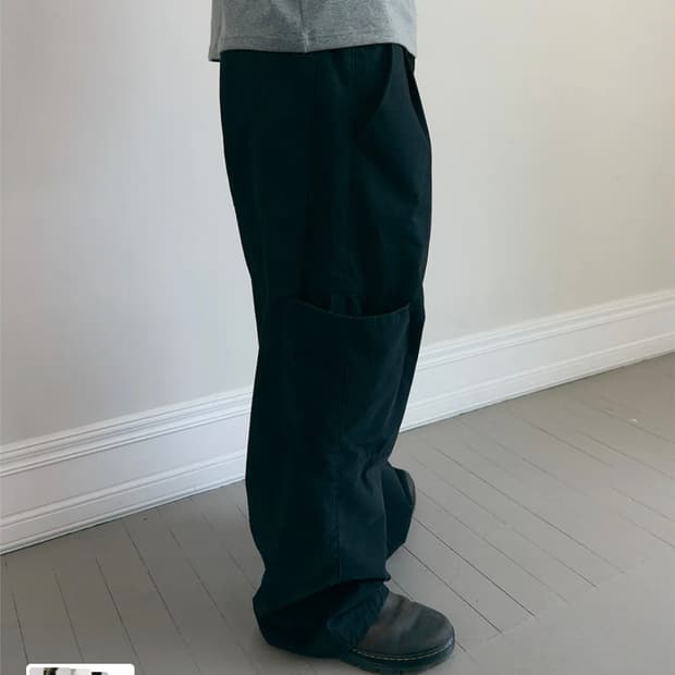 llud 러드 사이드 포켓 팬츠 M