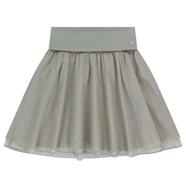 코이세이오 더블셔링 스커트 그레이