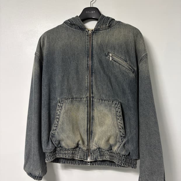 벨리에 가르송 후드점퍼 빈티지인디고 3 사이즈 (95