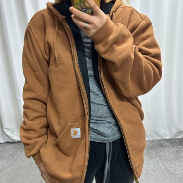 칼하트 된장 후드집업