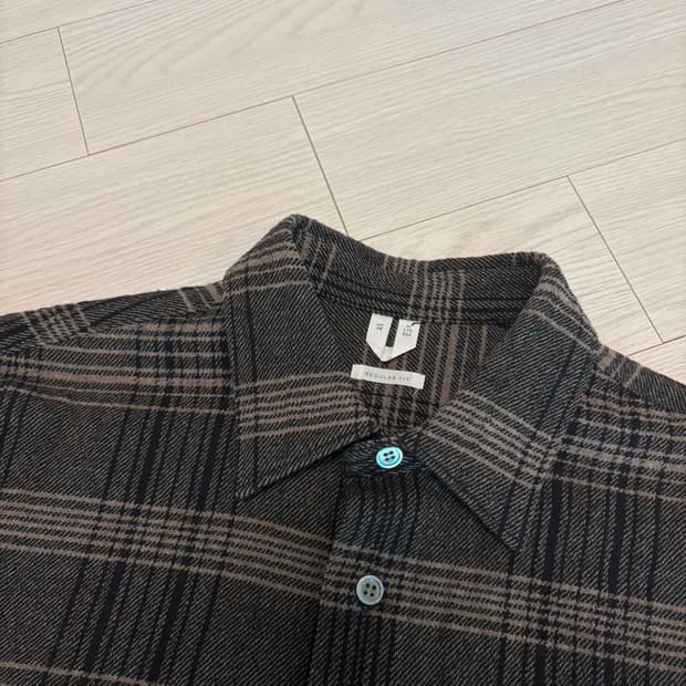 아르켓 체크 셔츠 46사이즈(100)