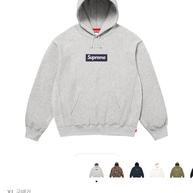 슈프림 박스로고 후드 - 25FW