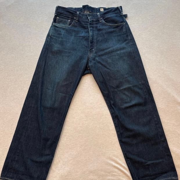 캡틴선샤인 버클백 데님