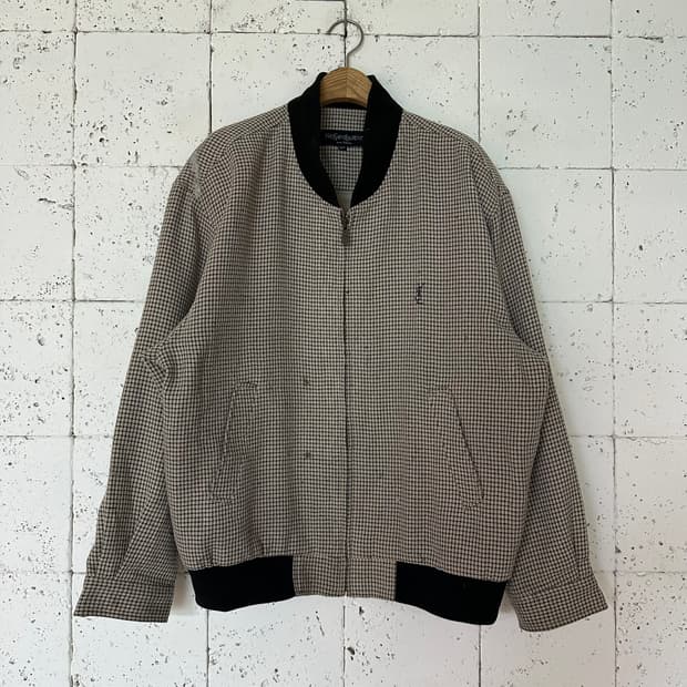 105 YSL 입생로랑 블루종 자켓