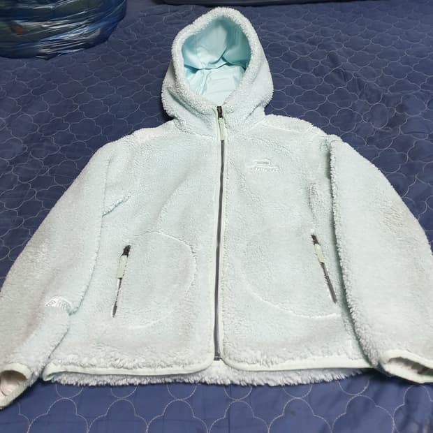 아이더 인피디움 고어텍스 뽀글이 후드집업 자켓 민트 (S)