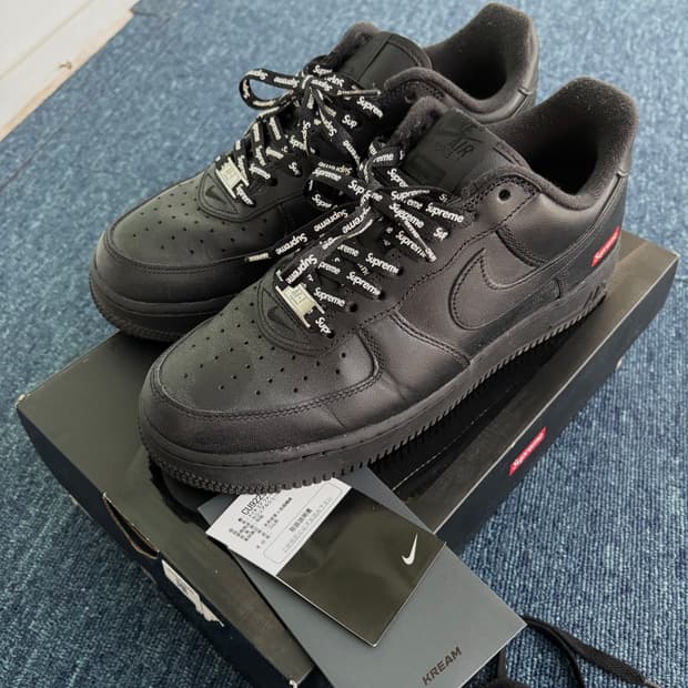 에어포스 슈프림 블랙 260