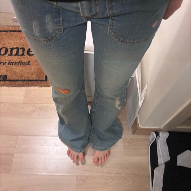 리바이스 Patch boots cut denim pants