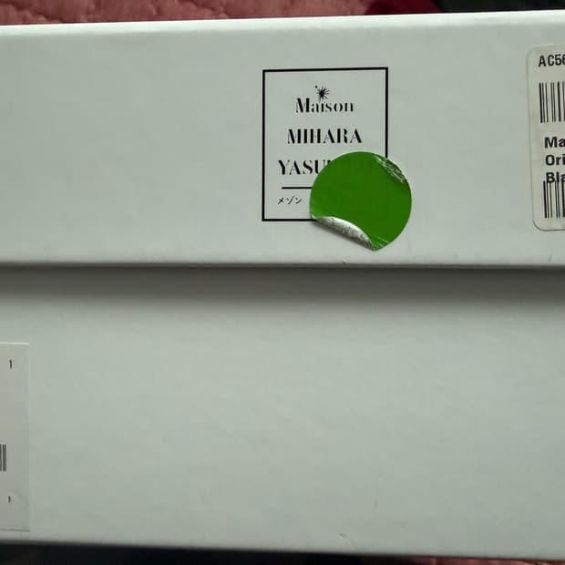 [42]미하라 야스히로 행크 OG 솔 가먼트 다이드 캔버스 로우탑 