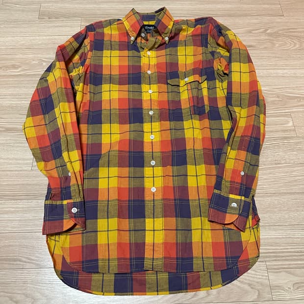 드레익스 원포켓 린넨/코튼 버튼다운 셔츠 15(38)