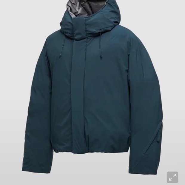 쿠어 워터 리펠런트 구스다운 점퍼 S (터콰이즈)