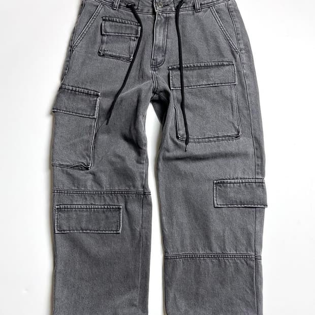 라라폭스 23ss 와이드 포켓 데님 팬츠 PN4015