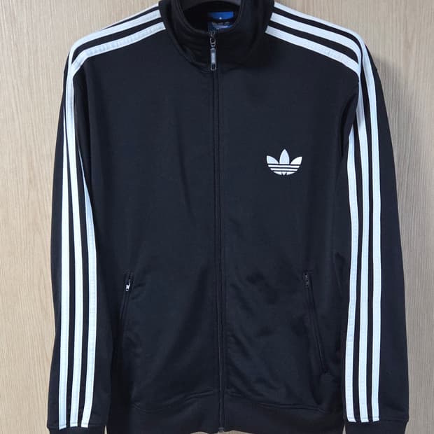 (착샷) 아디다스 파이어버드 져지 트랙탑 블랙 2xl