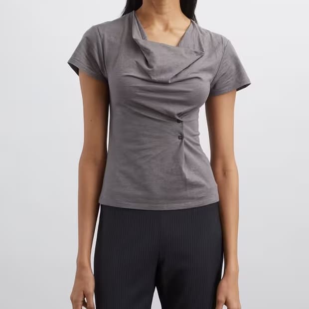 [S,M]팔로마울 Hazzard 슬리브리스 탑/그레이