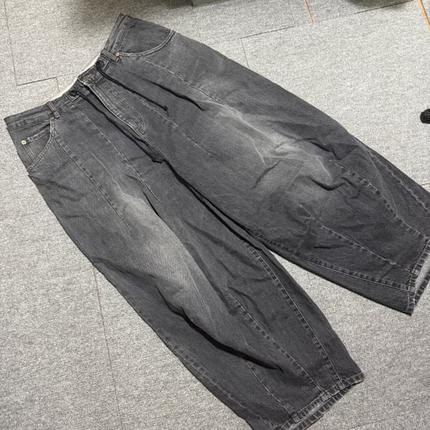 니들스 hd 12oz 데님 흑청 M