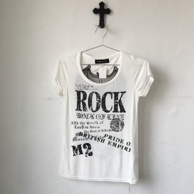 Back bat lettering printing t shirt