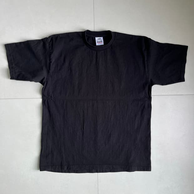 프로클럽 헤비웨이트 무지 반팔티 (black) XL (남은 수량: 6)