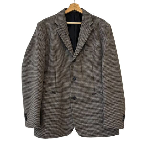 수아레 하운드투스 체크 블레이저