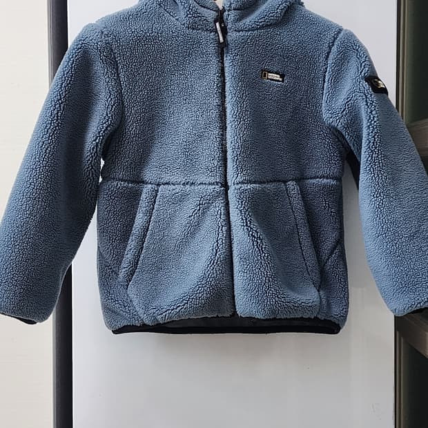 내셔널지오그래픽 키즈 뽀글이 후드 자켓 130