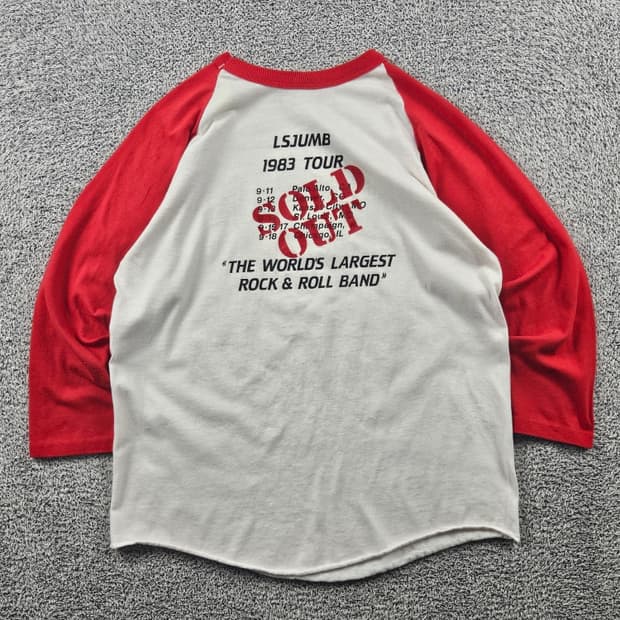 1983 스탠포드 유니버시티 싱글스티치 롱슬리브 (M추정)/ 11380