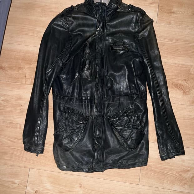 Giorgio Brato archive real leather jacke