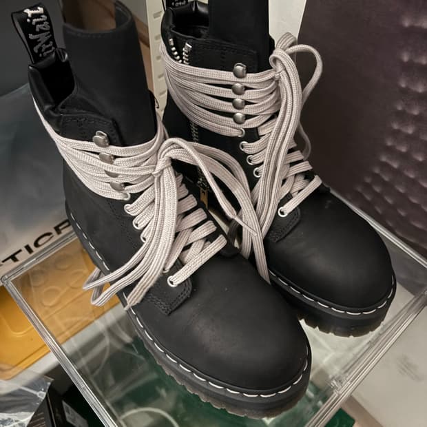 릭오웬스 닥터마틴 스틸토 uk7 (260)