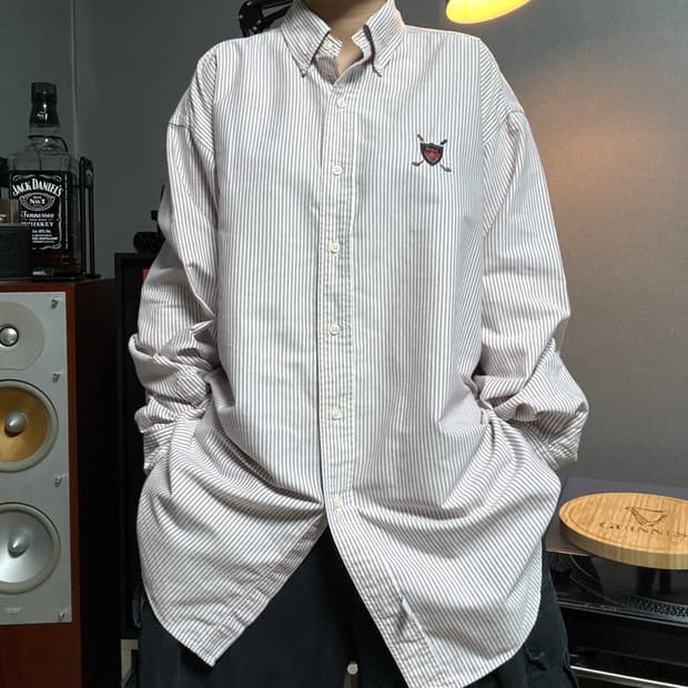폴로랄프로렌 스트라이프 옥스포드셔츠