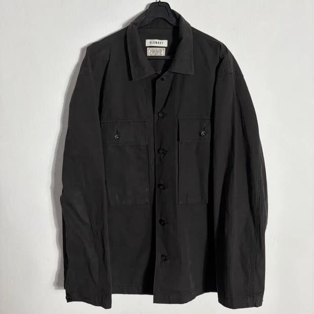 브론슨 X 슬로우보이 콜라보 M43 셔츠자켓 블랙(2)