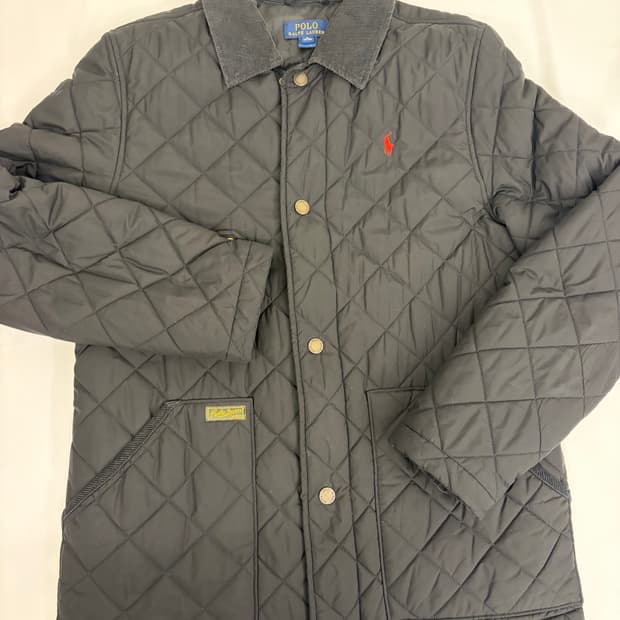 [XL 18-20] 폴로 랄프로렌 블랙 퀼팅 자켓