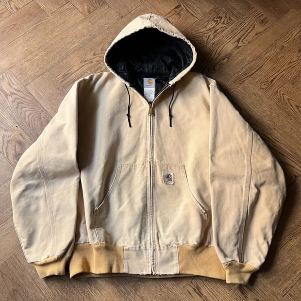 [XL]90's 칼하트 USA J06 WET 액티브 워크 자켓