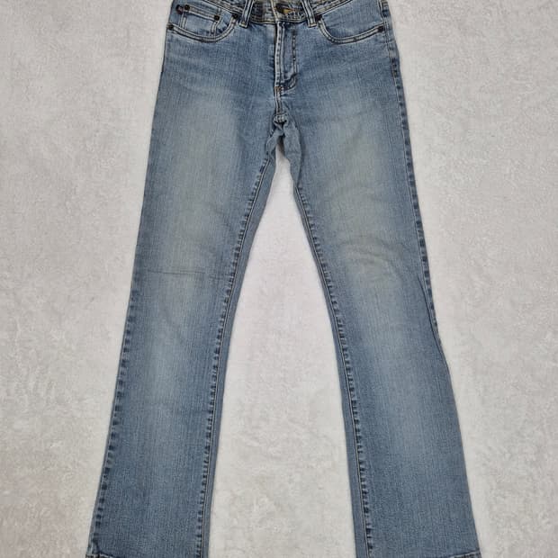 폴로 연청 세미부츠컷 데님