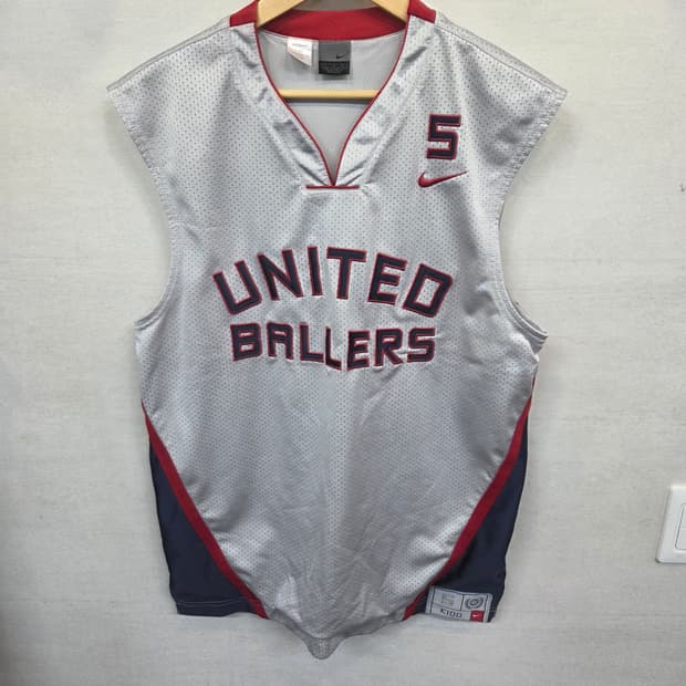 나이키 nba 밸러스 제이슨 키드 유니폼 민소매나시 L