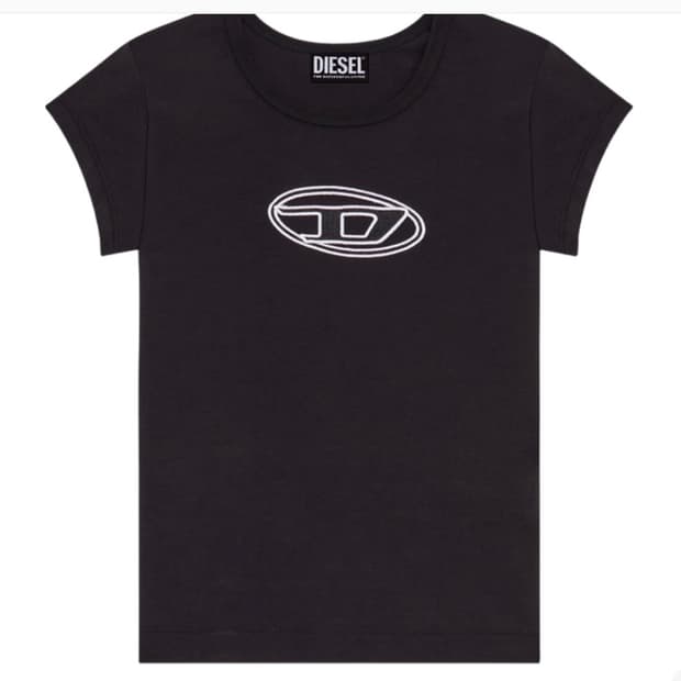 디젤 피카부 티셔츠 블랙 