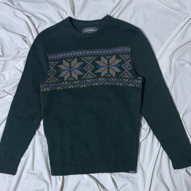 에디바우어 노르딕 패턴 니트