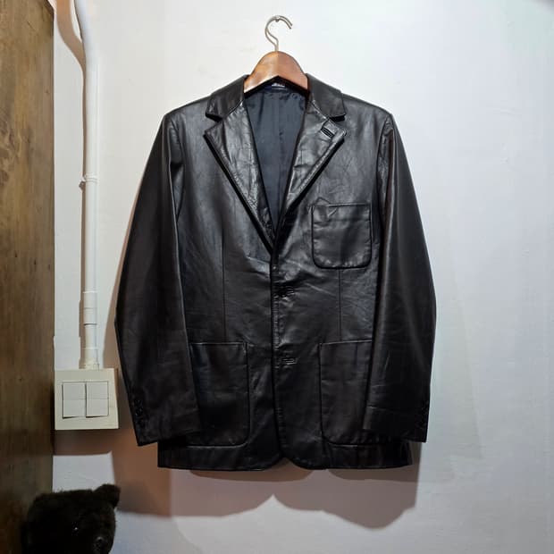 올드 갭 레더 블레이저 자켓 (Old GAP Leather Blazer)