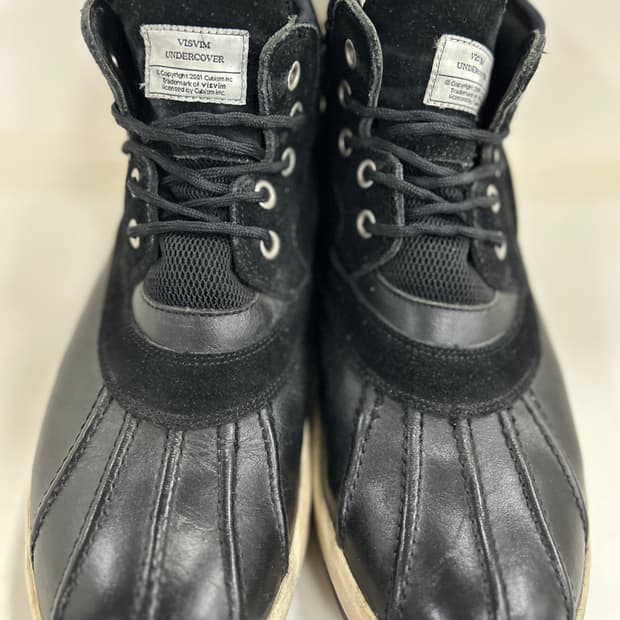 VISVIM 올드비즈빔  X 언더커버 블랙 디코이 덕부츠 275