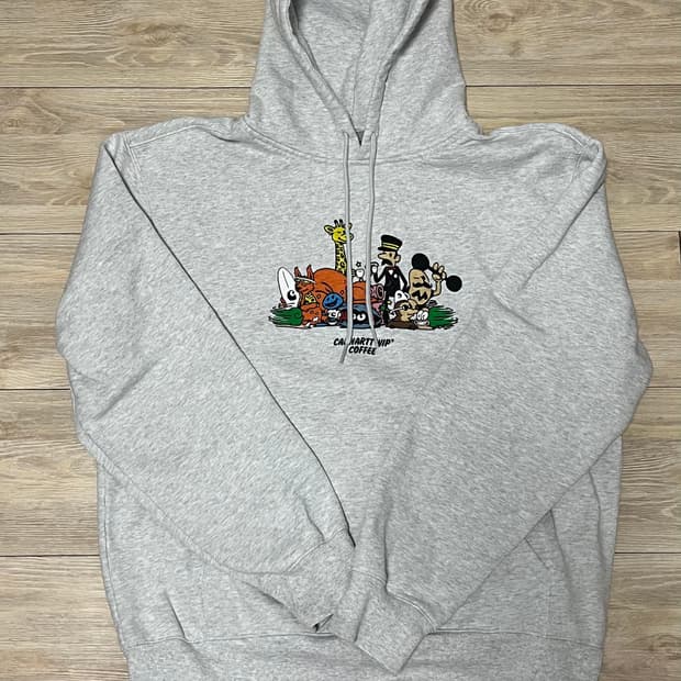 Carhartt wip 커피 스웻셔츠 후디 L