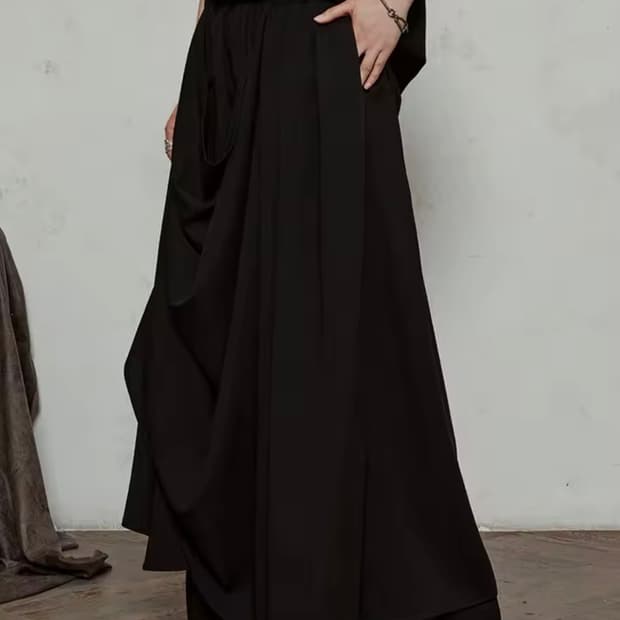 Avantgarde skirt pants 아방가르드 스커트 레이어드 팬츠