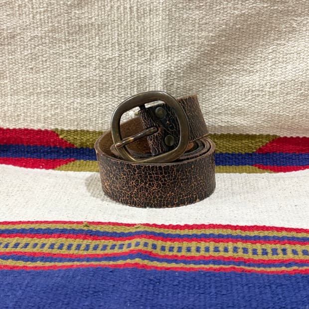 브라스 오발 개리슨 웨스턴 벨트