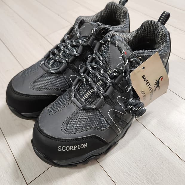 택 새상품)스콜피온 안전화 JOA-403매니아 작업화 경량안전화 사이즈2